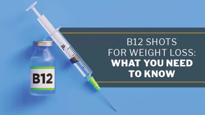 How Much Does a B12 Weight Loss Injection Cost